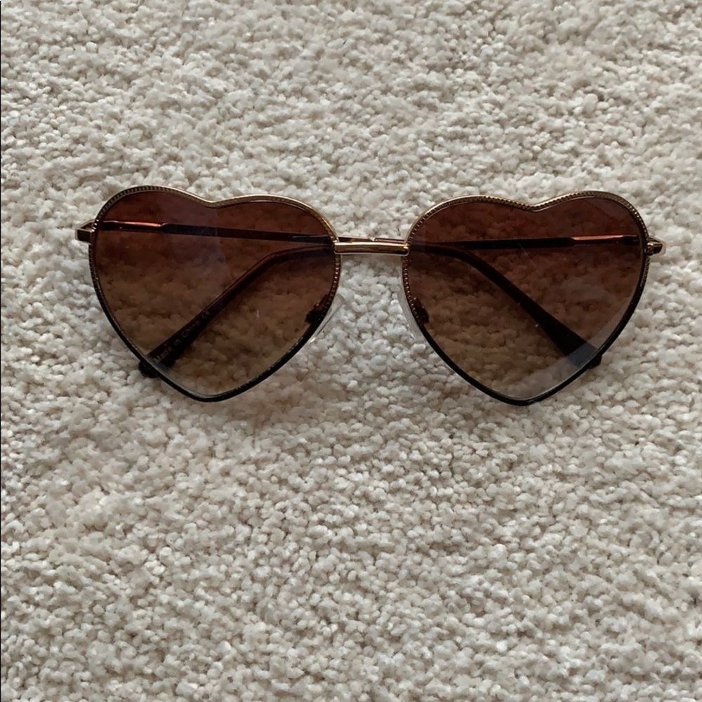 Heart shaped sunglasses